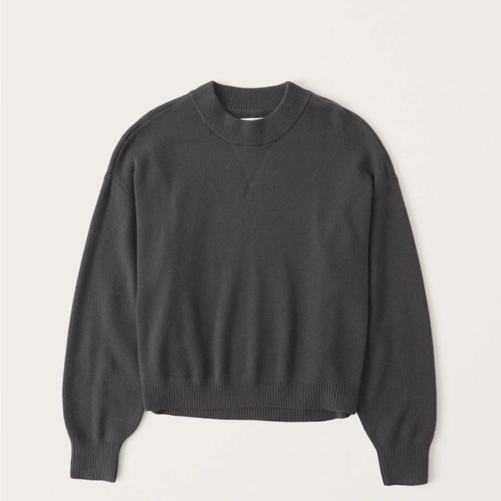 GREY A&F sweater